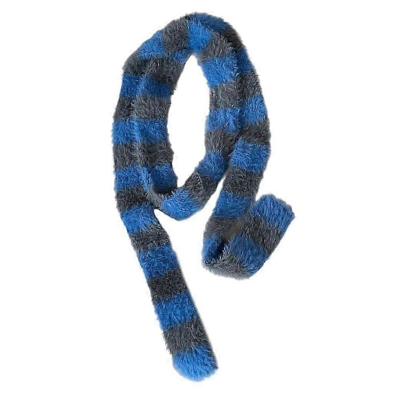 Striped Plush Scarf For Women Fashionable Spicy Girls Neck Warmer Long Scarf | Fruugo SG