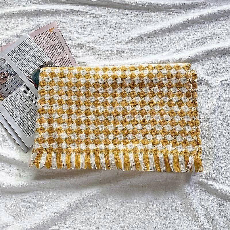 Stylish Oversized Women Plaid Blanket Warm Scarf for Fall Winter | Fruugo SG