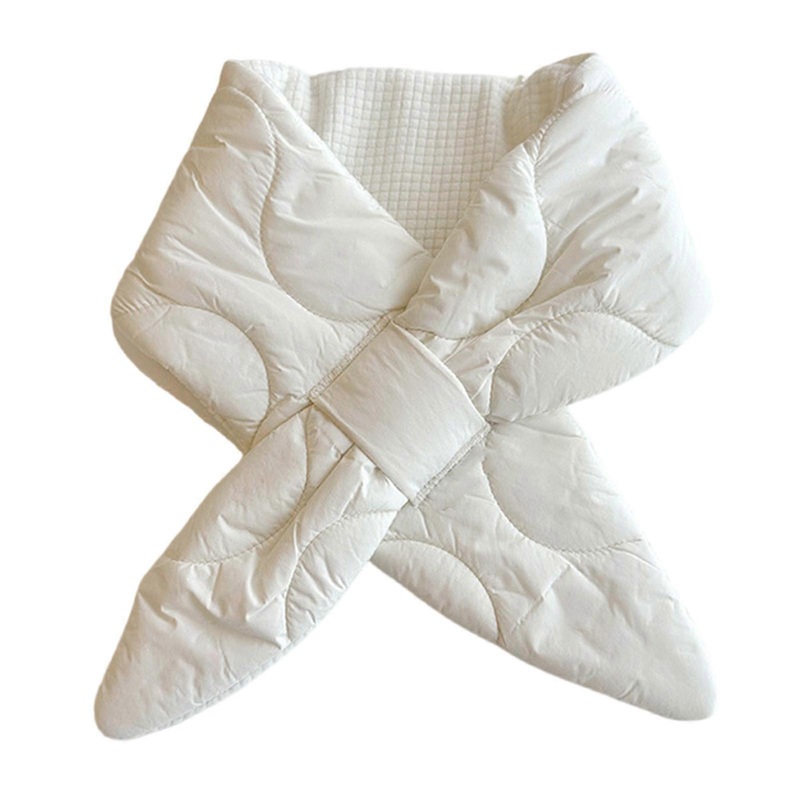 Thickened Warmth Neckerchief Soft Cotton Scarf Comfortable Travel Neck Scarf for Winter Outdoor Activity and Office Use  White | Fruugo SG