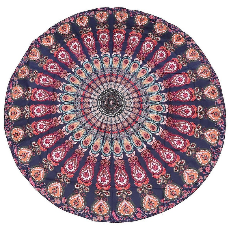 UV Protection Scarf 1Pcs Printing Chiffon Beach Towel Oversized Round Style For Women In Summer | Fruugo SG