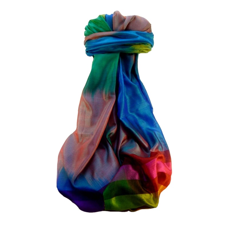 Varanasi Ekal Premium Silk Long Scarf Heritage Range Bandhi 2 by Pashmina & Silk | Fruugo SG