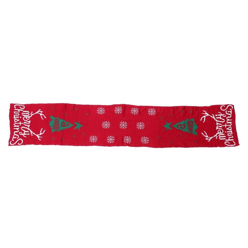 Warm Neckerchief 1Pc Deer Pattern Scarf Ideal For Children And Adults In Red 130X23cm Perfect For Winter Celebrations | Fruugo SG