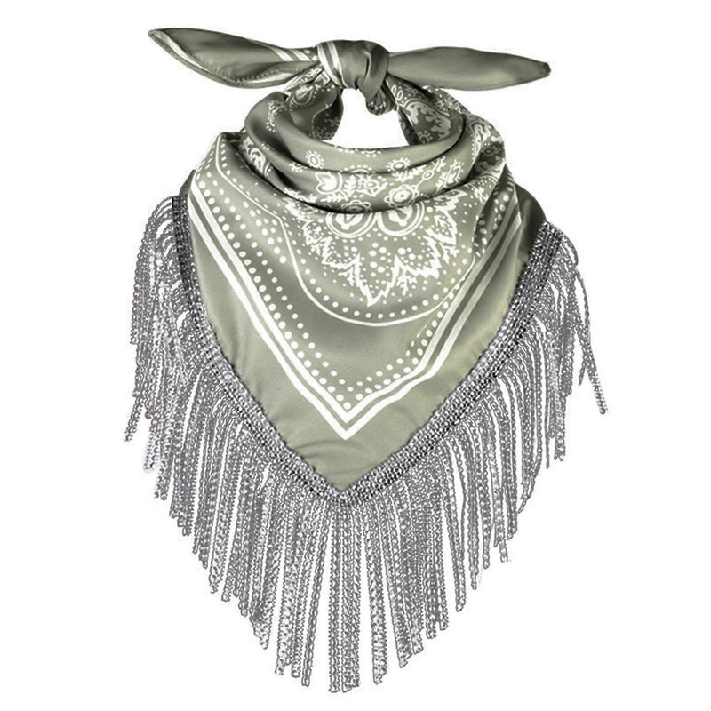 Bachelorette Bandanas Rhinestones Neckerchief Cowboys Bandanas Cowgirl Bandanas Rhinestones Fringe Paisley Scarf Shawl  light green | Fruugo SG