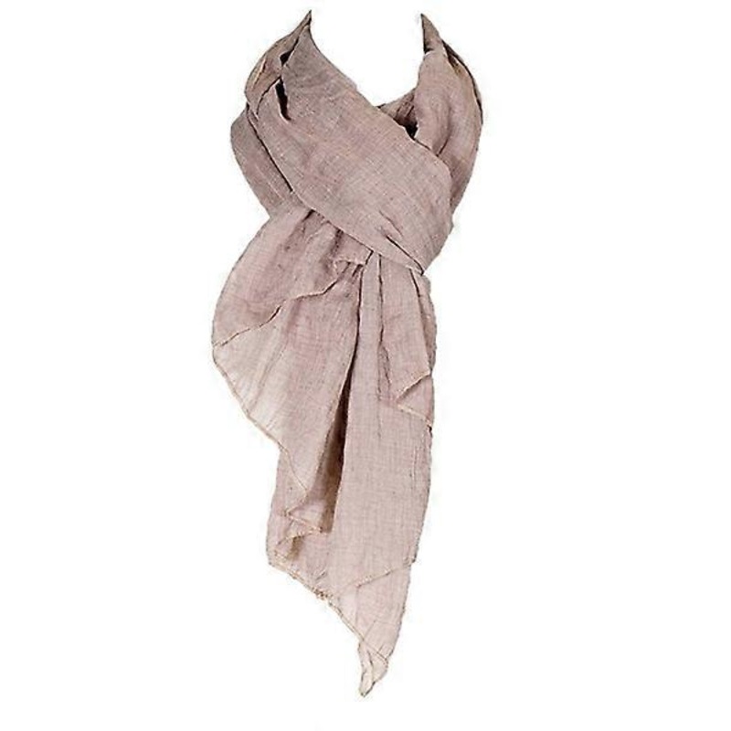 cotton solid color pleated linen scarf, fashion scarf, multicolor(A) | Fruugo SG