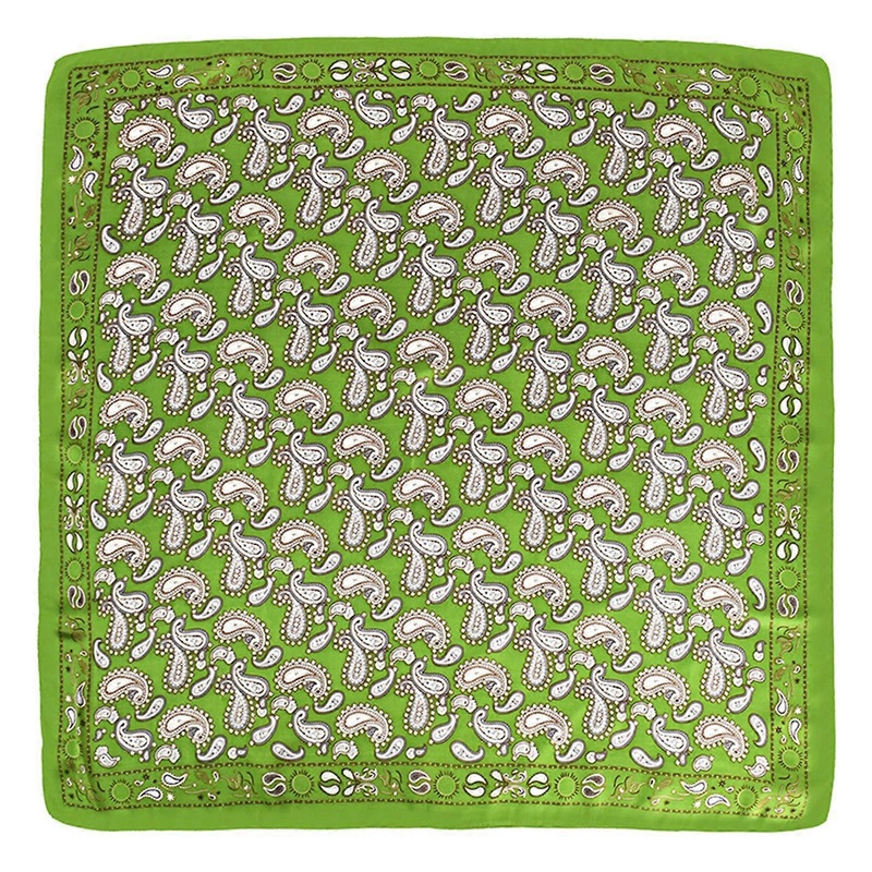 Elegant Flower Neck Scarves for Casual Formal Square Pocket Vintage Bandana Silk Like Neck Scarf for Spring All Matching  tender green | Fruugo SG