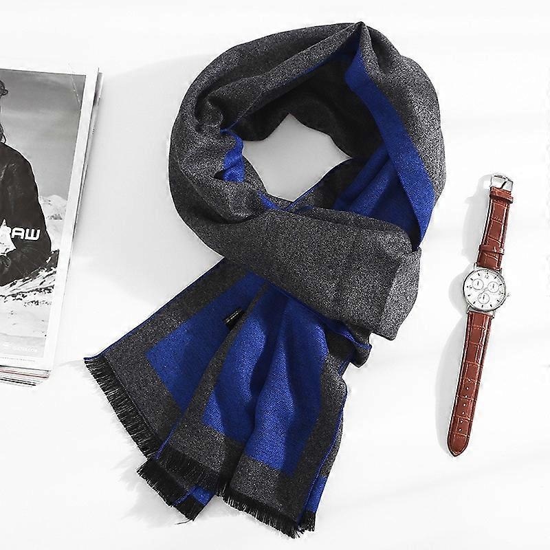 Fashion 180*35cm Scarves Man Autumn Winter Thick Warm Cashmere Business Long Wraps Boy Classic Shawl muffler | Fruugo SG