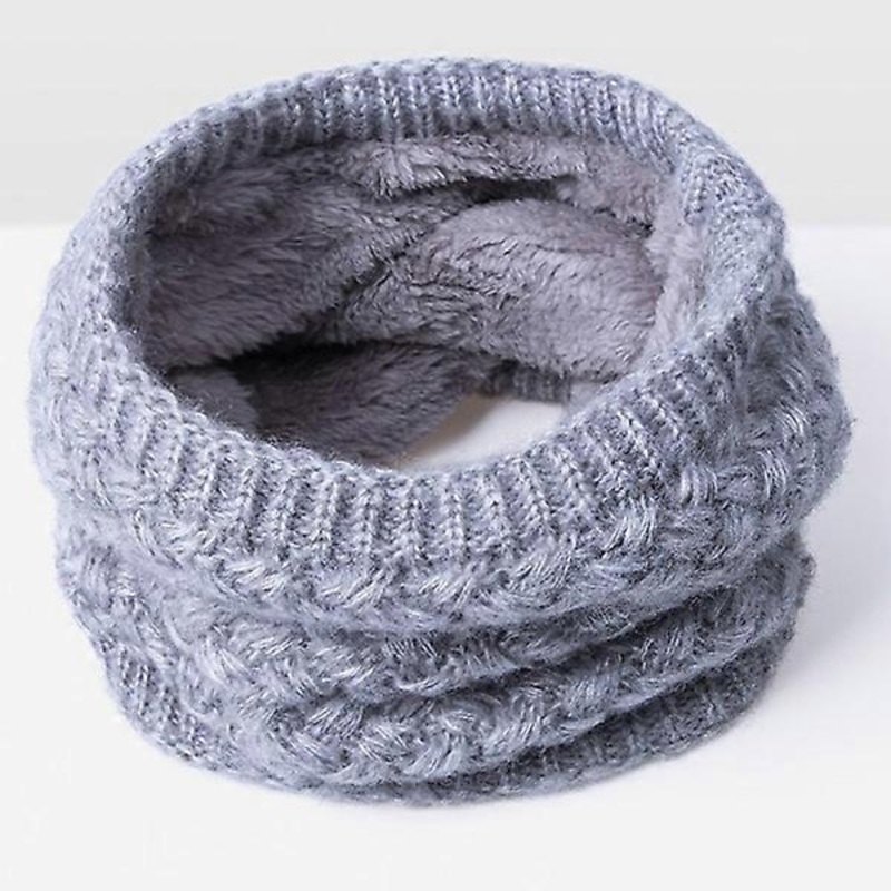Fashion Winter Warm Scarf Women Men Knitted Collar Scarf Thickness (B) | Fruugo SG