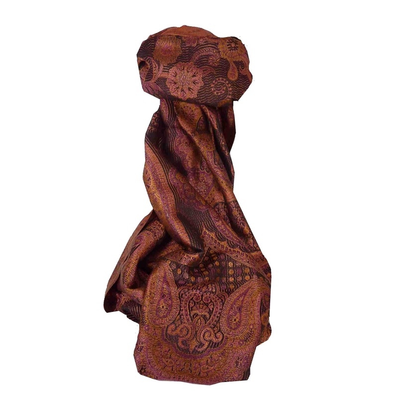 Jamawar Premium Silk Stole Pattern 3781 by Pashmina & Silk | Fruugo SG