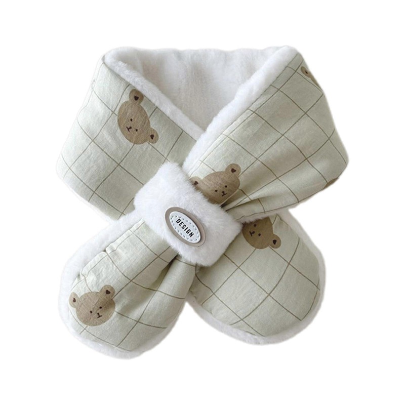 Kids Winter Scarf Soft & Comfortable Neck Warmer for Children 1 to 6 Years Windproof Comfortable Winter Neckerchief  Green | Fruugo SG