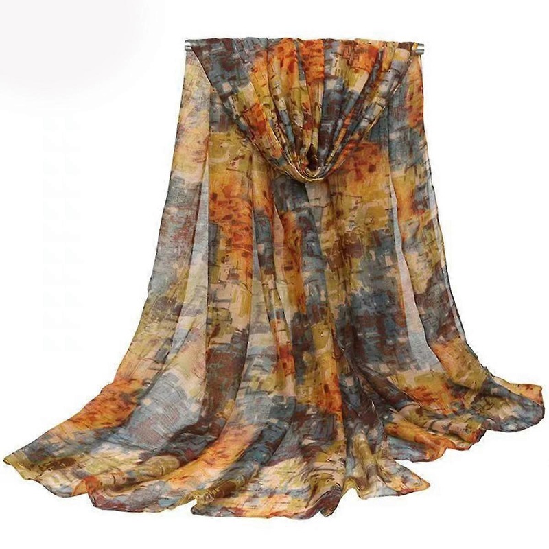 Ladies/Women’s Lightweight Floral Print/Solid Color mixture Shawl Scarf For Spring Summer season | Fruugo SG
