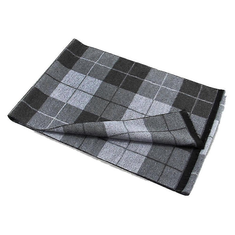 Men’s Luxury Soft Warm Elegant Plaid Senior Cashmere Feel Warm Scarf Winter Warm Scarf Men | Fruugo SG
