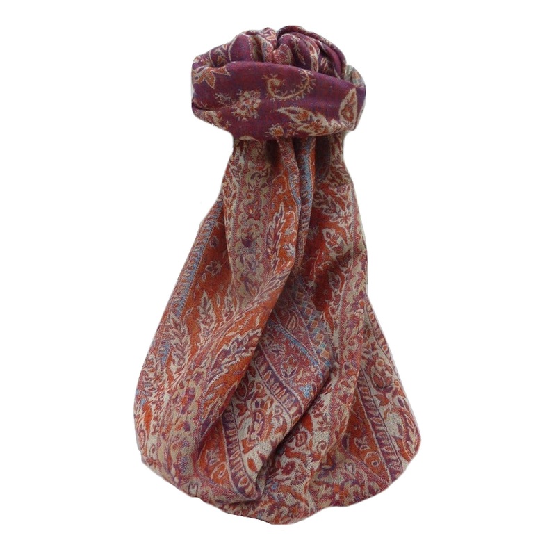 Muffler Scarf 4889 in Fine Pashmina Wool Heritage Range by Pashmina & Silk | Fruugo SG