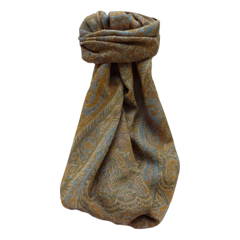 Muffler Scarf 7293 in Fine Pashmina Wool Heritage Range by Pashmina & Silk | Fruugo SG