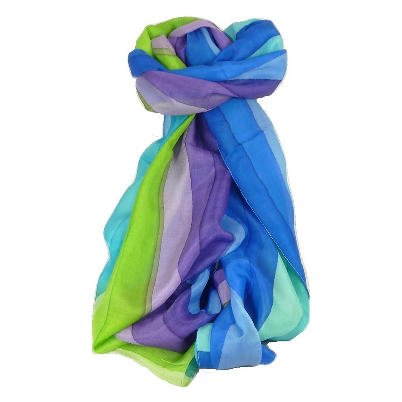 Mulberry Silk Classic Long Scarf Kalita Rainbow Palette by Pashmina & Silk | Fruugo SG