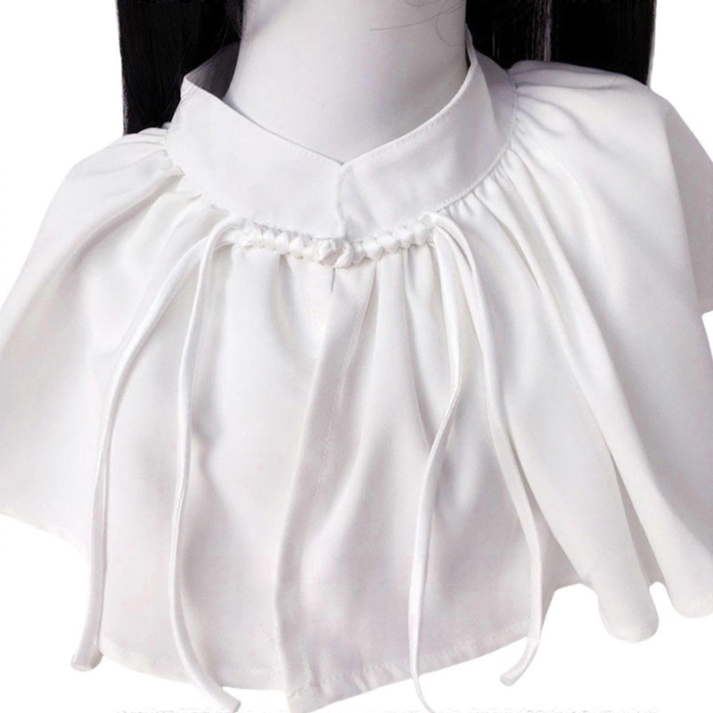 Mystical Capelet for Fashion Enthusiasts Unique Street Style Shawl Solid Color Shoulder Wrap for Themed Event  White | Fruugo SG