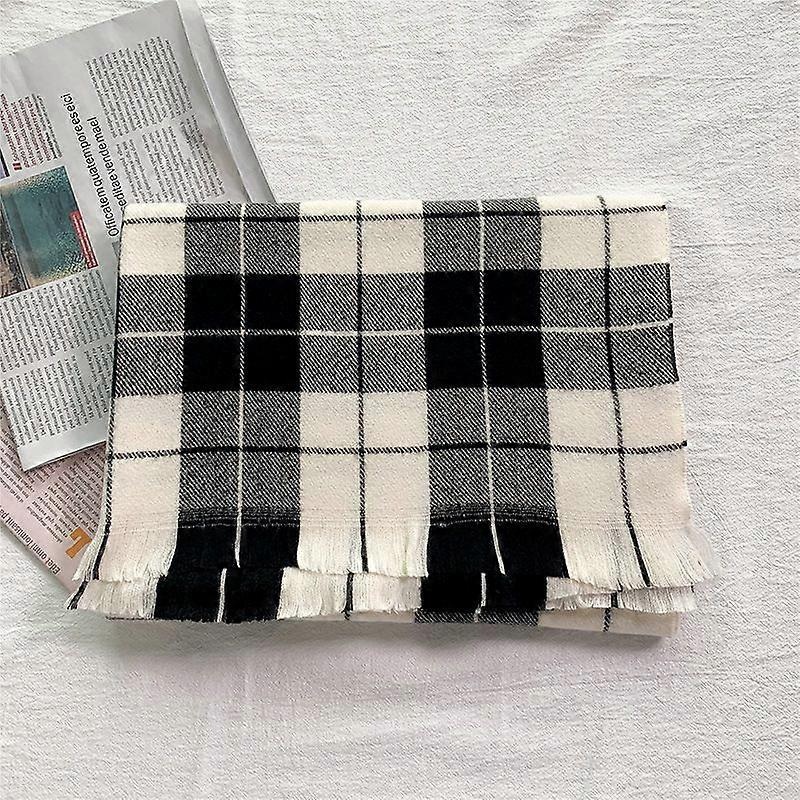 Plaid Cashmere Feel Classic Soft Luxurious Winter Scarf For Men Women | Fruugo SG