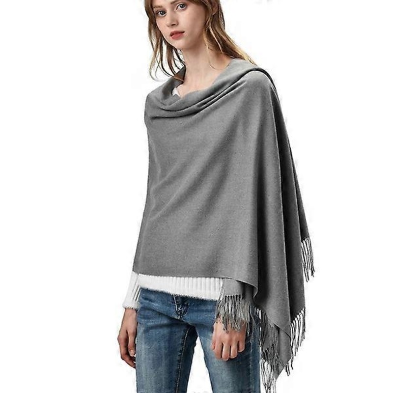 Women Winter Scarf Pure Cashmere Scarves Thick Neck Warm(A) | Fruugo SG