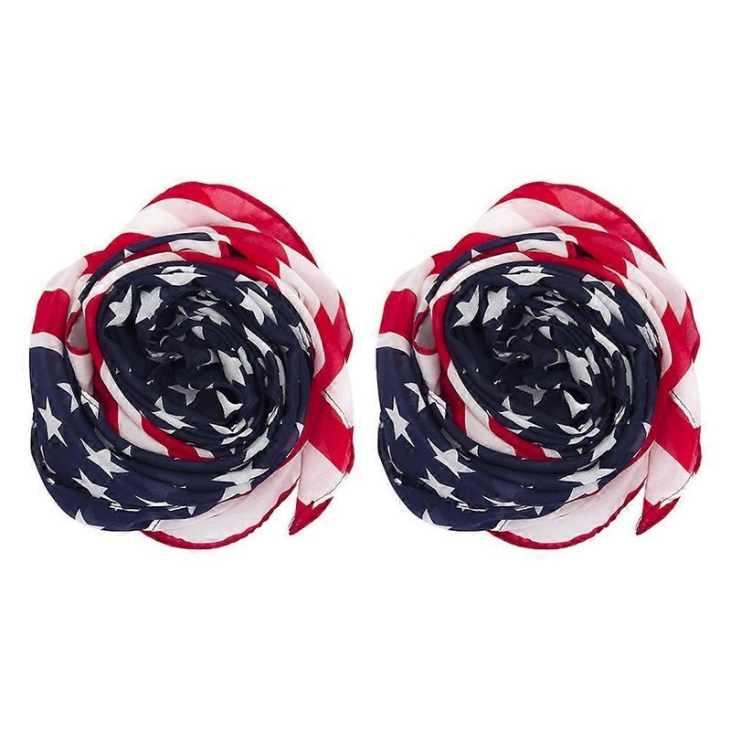 2pcs Women Stripe Flag Scarf Fashion Shawl present Dancing Chiffon Scarf | Fruugo SG