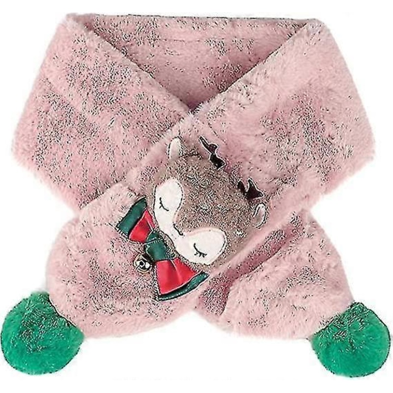Christmas Holiday Kids Scarf Boys Girls Fluffy Scarf Warm Winter Autumn Kids Collar Scarf Cute Neck Warmer Children Scarf Festive Scarves 1-6y | Fruugo SG