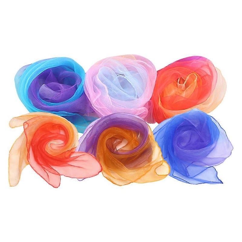 Play Scarf Delicate Neck Scarfs Stage Show Elegant Chiffon 60x60cm 20Set | Fruugo SG