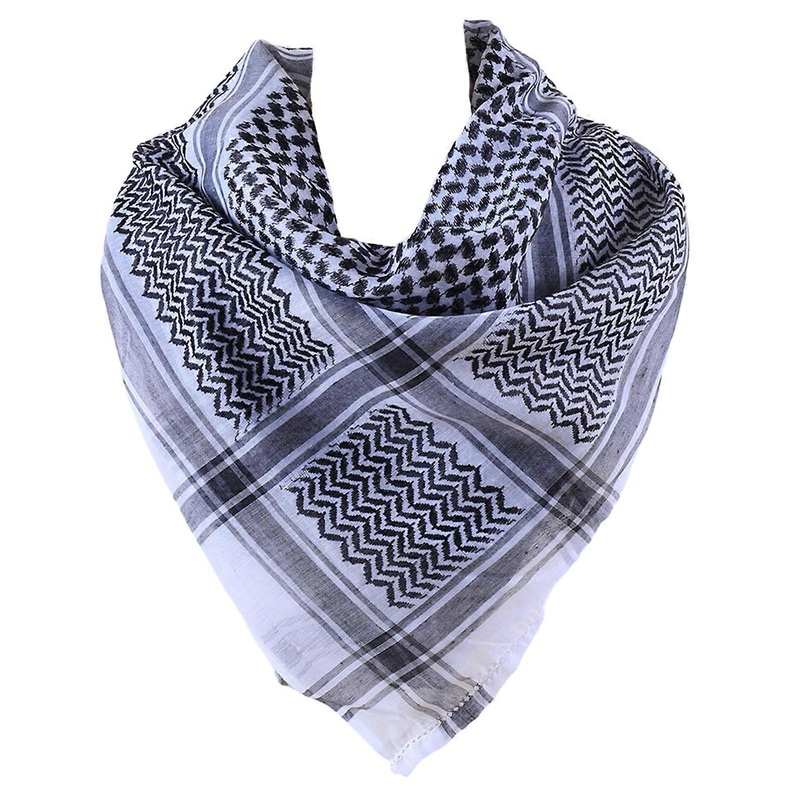 Practical Fashionable Arab Scarf Perfectly Suited for Sun Protections Sweat Wiping in Variety of Settings Adult Unisex  White | Fruugo SG
