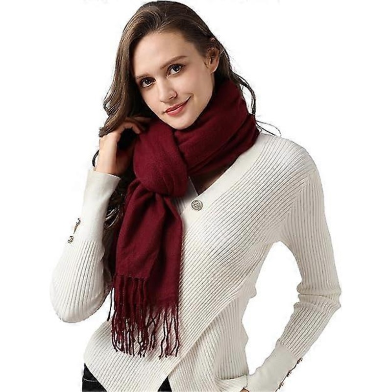 Scarfs for Women – Winter Scarf for Women Cold Weather Soft Pashmina Shawls and Wraps Scarves for Women LT01 | Fruugo SG