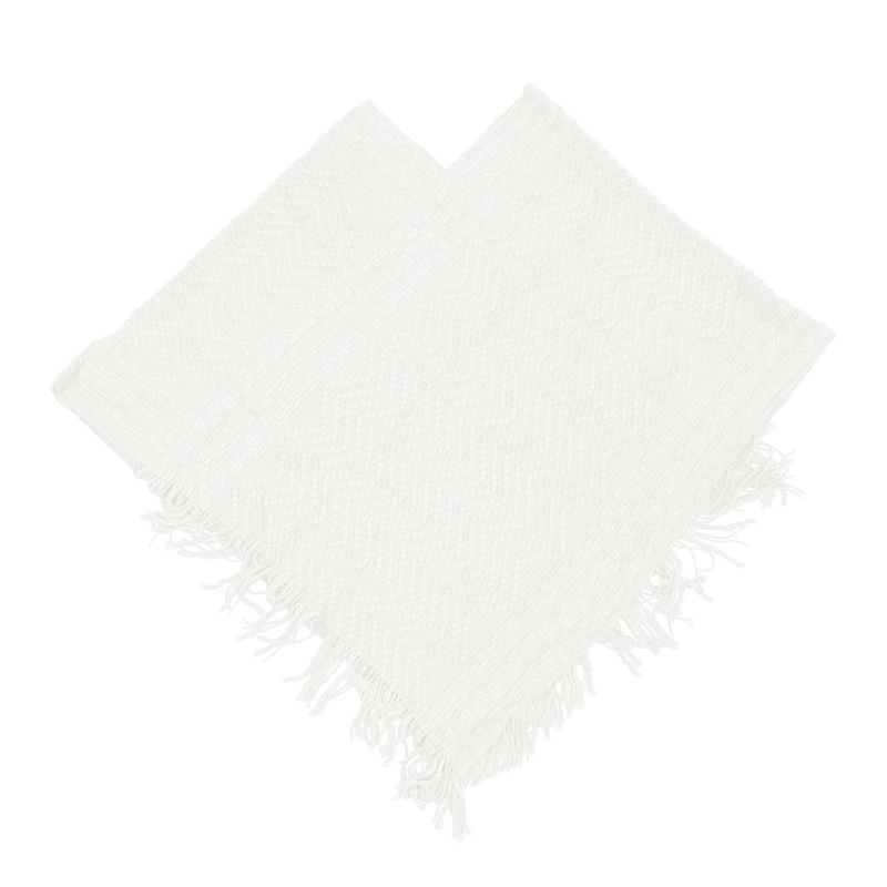 Sweater Wrap Women Shawl Cape Blanket Knitted Accessory White 85x80cm Warmth 1Pack | Fruugo SG