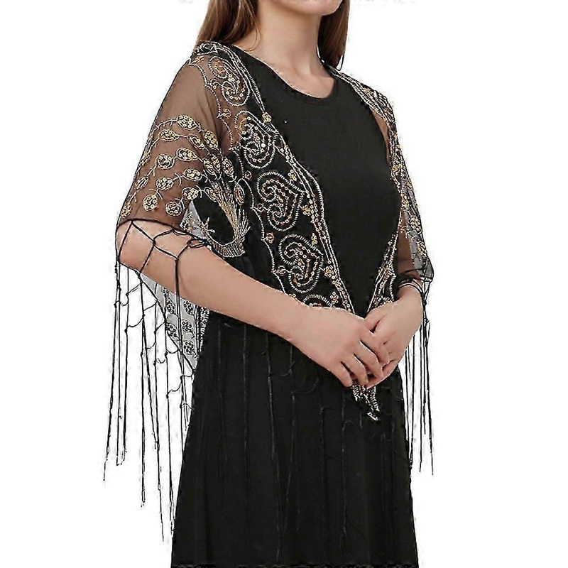 Elegant Evening Shawl Sparkling Shoulder Cover Versatiles Fashion Accessory | Fruugo SG