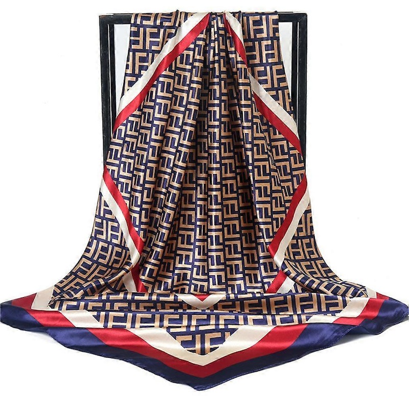 Floral Print Kerchief Silky Scarf Uniform Wraps for Women | Fruugo SG