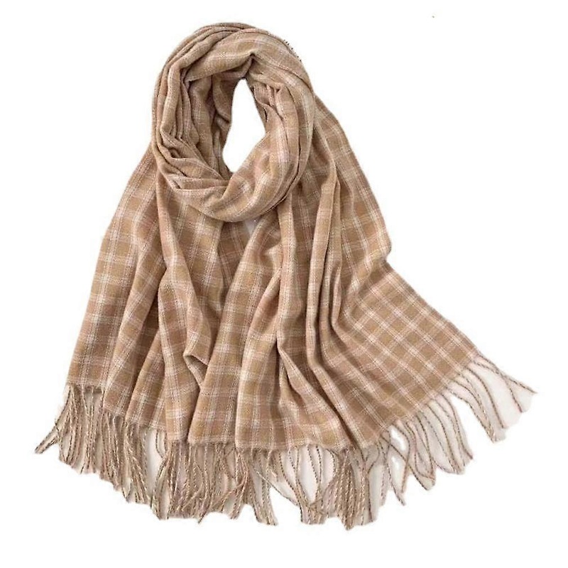 Jacquard Scarf Plaid Shawl Winter Warm Wrap for Students | Fruugo SG