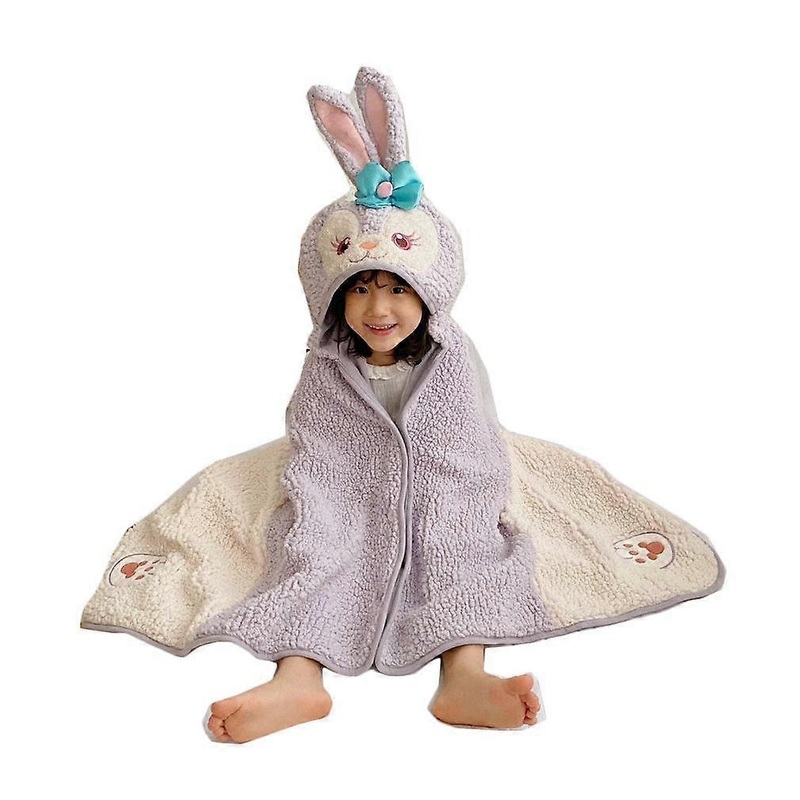Kids Beach Hooded Poncho Thicken Blanket Cartoon Shawl | Fruugo SG