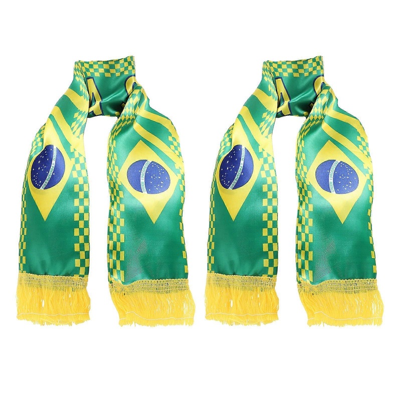 National Soccer Scarf Knit Accessory for Sports Enthusiasts Green Satin for Gift 2Set | Fruugo SG