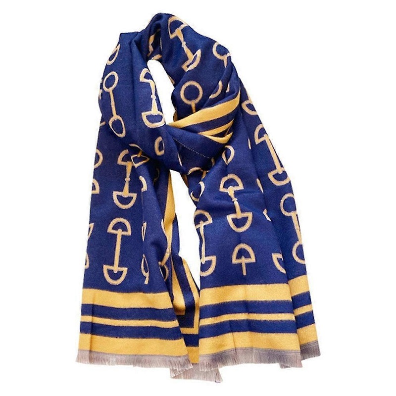 Pashmina Scarf with Saddle Print Long Shawl Fashion Thicken Warm Wrap for Lady | Fruugo SG