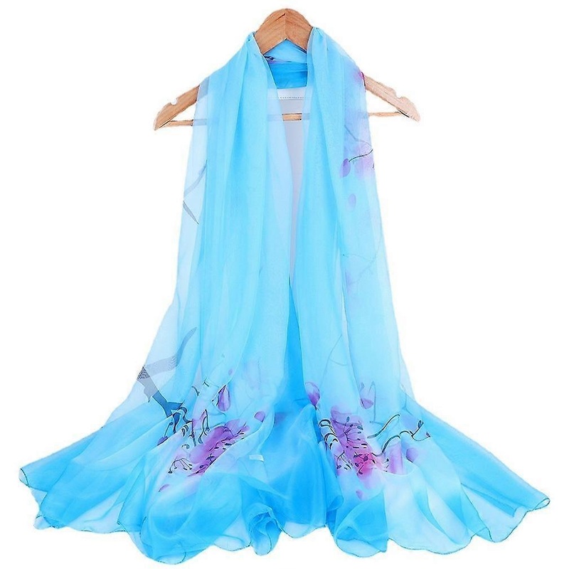 Peach Floral Sun Proof Scarf Fashionable Shawl Beach Cover up for Lady | Fruugo SG