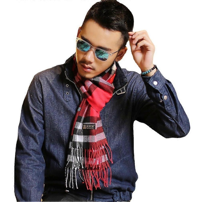 Plaid Pashmina Shawl Wrap Unisex Scarf Warm Wraps | Fruugo SG
