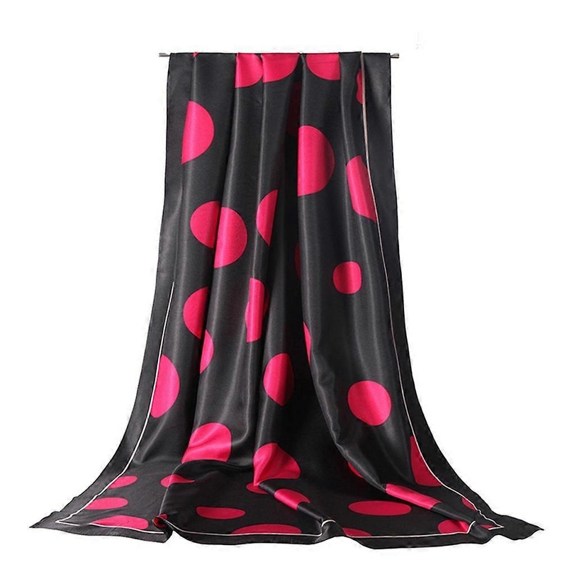 Polka Dot Printed Scarf Thin Satin Printed Wraps Fashion Scarf for Lady | Fruugo SG