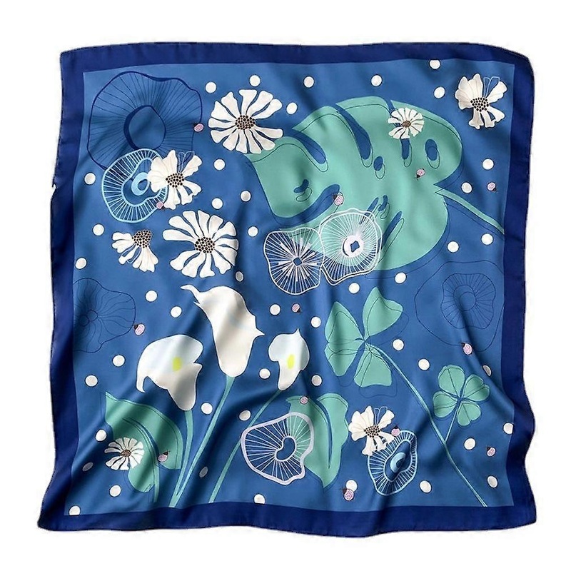 Silky Kerchief Elegant Shawl Wrap Hair Accessories for Lady | Fruugo SG