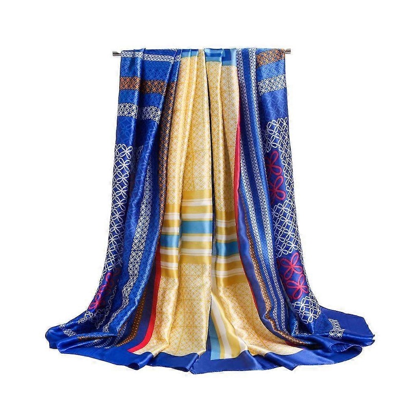 Spring And Summer Silky Thin Scarf Fashion Printed Neckerchief Satin Scarf for Lady | Fruugo SG