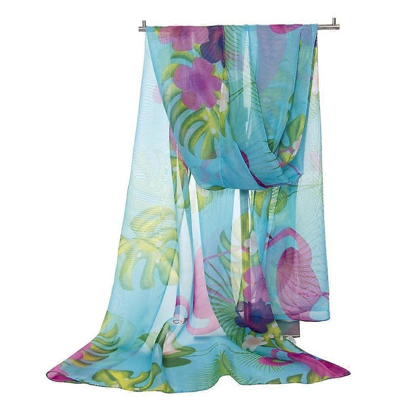 Summer Scarf Chiffon Wraps Long Neckerchief AC Room Shawl for Woman | Fruugo SG