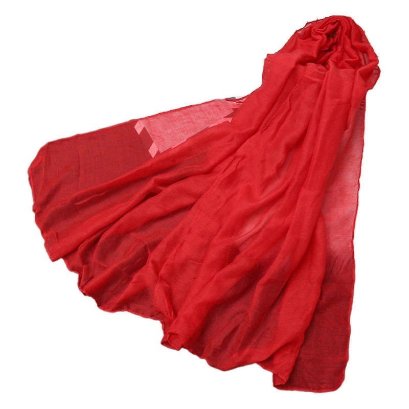 180x80cm Plain Solid Color Cotton Linen Shawl Women Hijabs Scarf Muslim Wide Scarve Wrap For Female Ladies Gifts | Fruugo SG