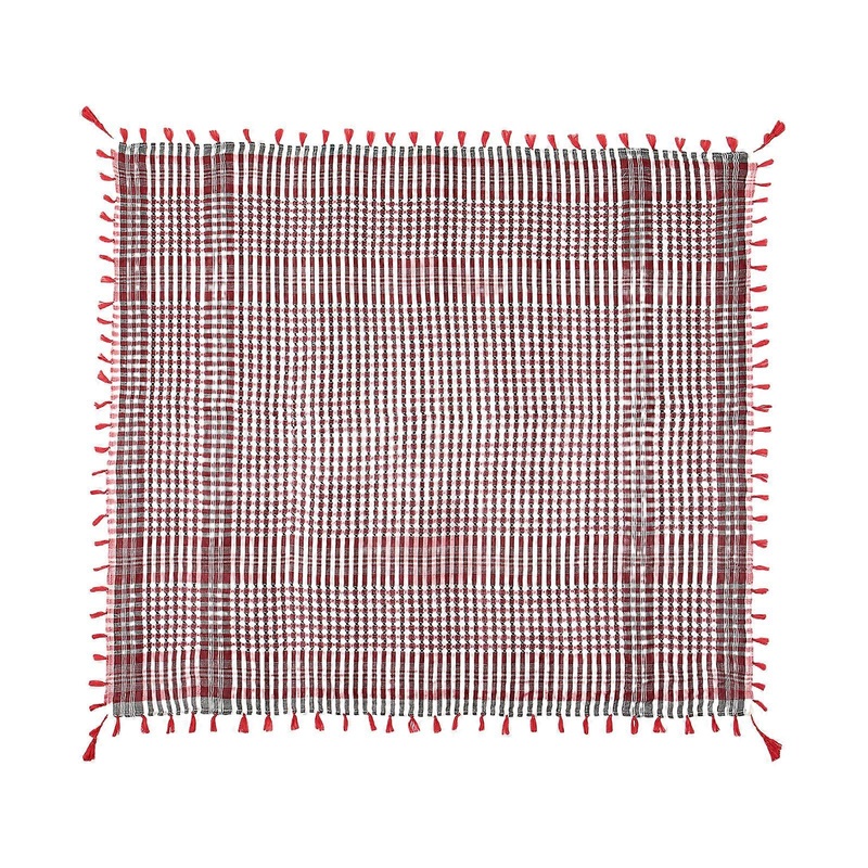 Fashion Luxurious Square Scarf Women Soft Hair Scarf Lattice Pattern Kerchief for Outdoor Enthusiast  Red | Fruugo SG
