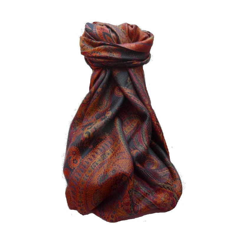 Jamawar Premium Silk Stole Pattern 2069 by Pashmina & Silk | Fruugo SG