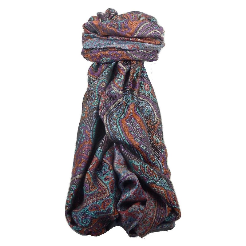 Jamawar Premium Silk Stole Pattern 4782 by Pashmina & Silk | Fruugo SG