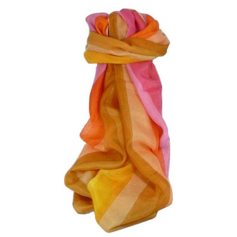 Mulberry Silk Classic Long Scarf Kandar Rainbow Palette by Pashmina & Silk | Fruugo SG
