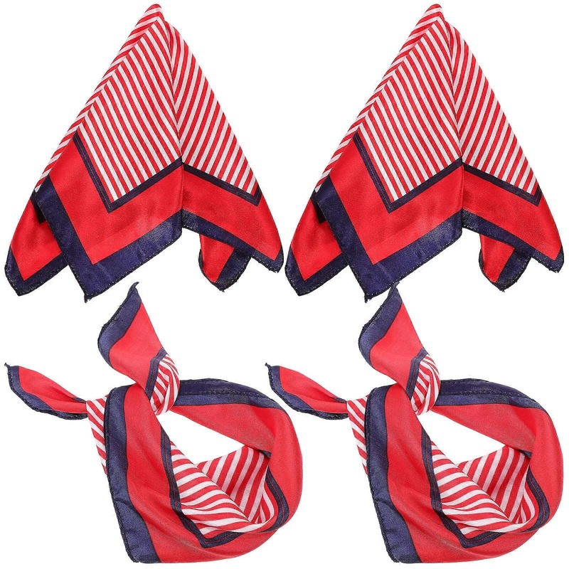 Neck Scarf For Women Simple And Stylish Professional Settings Stage Performances Polyester 4Pcs | Fruugo SG