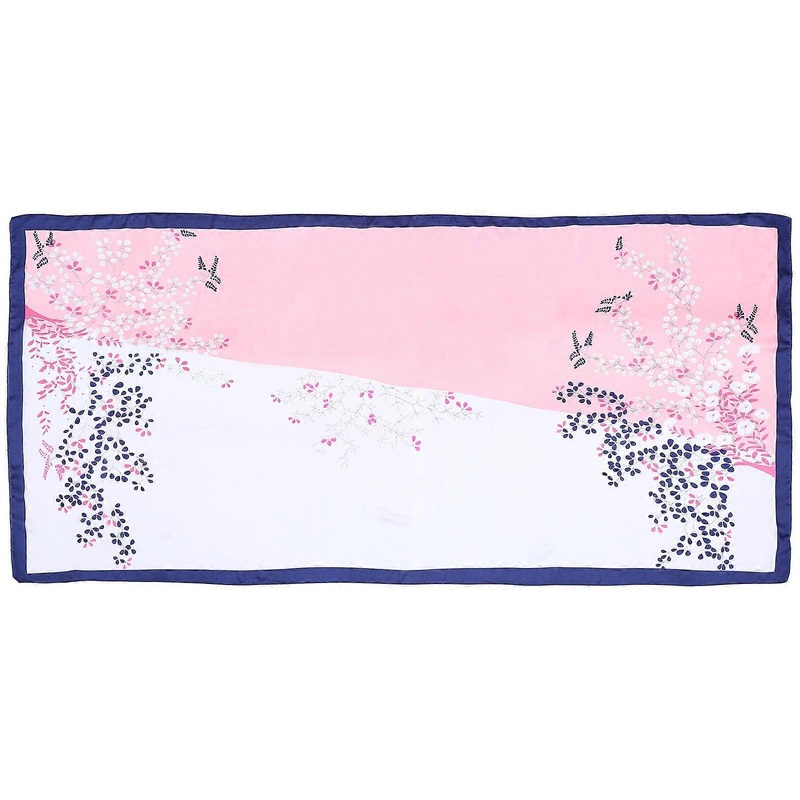 Printed Scarf Elegant Shawl Comfortable Shawl For Girls Everyday Use Pink 180x90x0.1cm Decorative 1Pcs | Fruugo SG