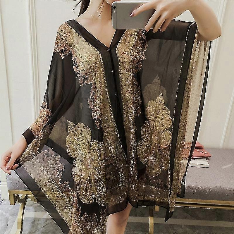 Sunscreen Shawl Summer Chiffon Muffler Scarf Women Outdoor Sunscreen Shawl Wrap Soft Bandana Foulard Female Beach | Fruugo SG