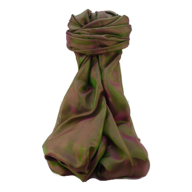 Varanasi Silk Long Scarf Heritage Range SINDHU 4 by Pashmina & Silk | Fruugo SG