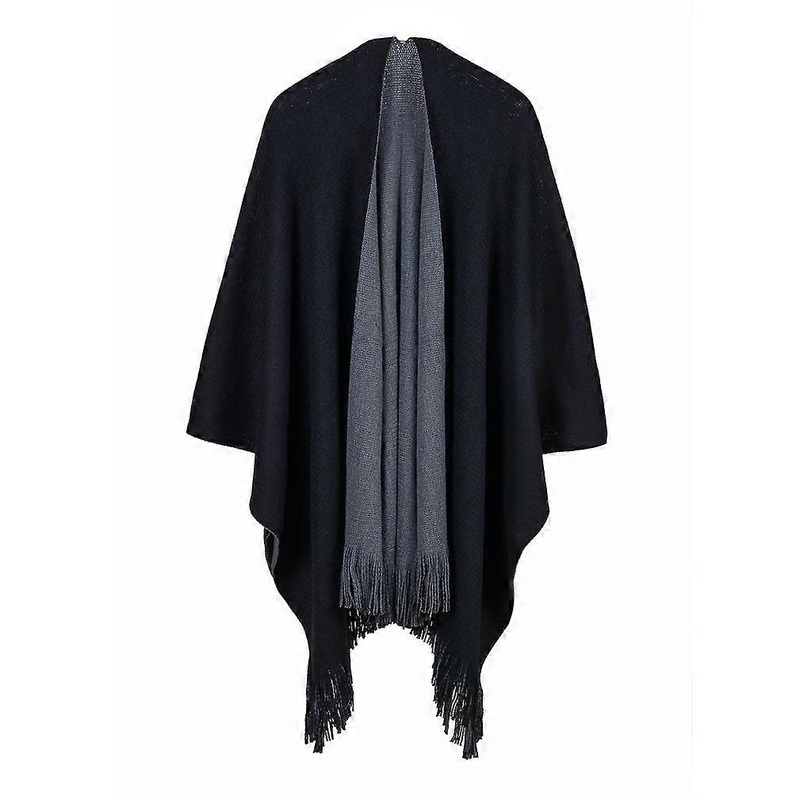 Women’s Winter Poncho Capes Blanket Shawl Wrap Cardigan Coat | Fruugo SG