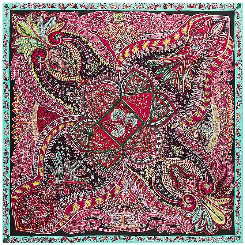 130Cm Fashion Bandana Women Scarf Luxury Brand Paisley Hijab Twill Silk Shawl Scarfs For Ladies Foulard Square Scarves Wraps | Fruugo SG